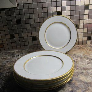 GDA FRANCE (Made for Charles R. Lynde, Boston Mass.)  FIVE 6 1/4 INCH PLATES